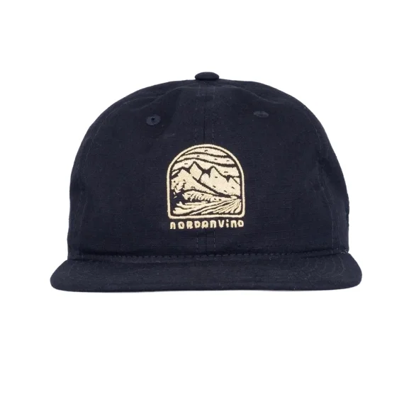 SQRTN Nordanvind 2 6-Panel Cap, Black Fynd