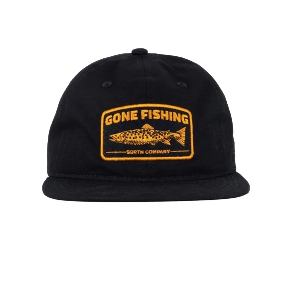 SQRTN Trout 6-Panel Cap, Black Endast denna vecka