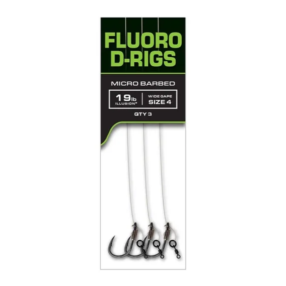 Lågt pris Fox Carp Ready Rigs Fluoro D-Rig