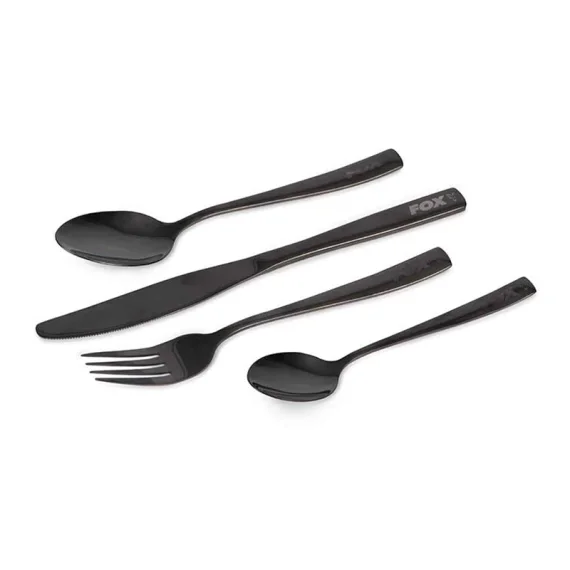 Köp nu Fox Cookware Black Stainless Cutlery Set