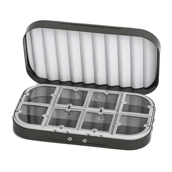 Aluminium box 8 compartments - Grey Sänkt pris