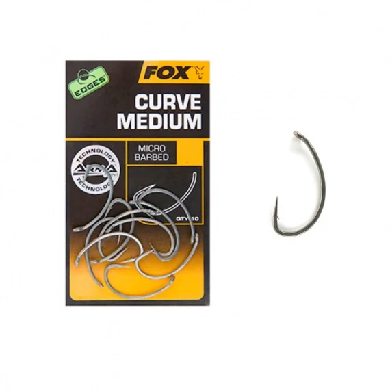 Fox Edges Armapoint Curve Shank Medium Populärt val