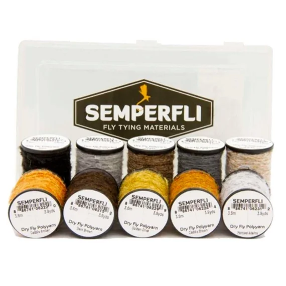 Semperfli Dry Fly Polyyarn Collections Caddis Collection Endast idag