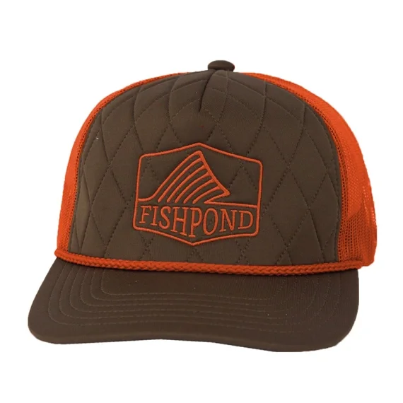 Erbjudandepris Fishpond Dorsal Fin Quilted Trucker Hat - Campfire