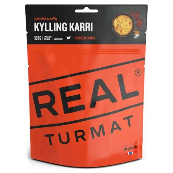 Populärt val Real Turmat Chicken Curry