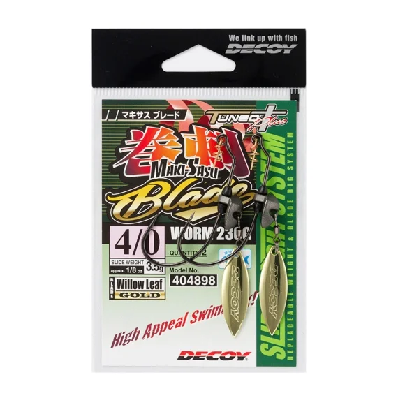 Rabatter Decoy Worm230G Makisasu Blade Gold