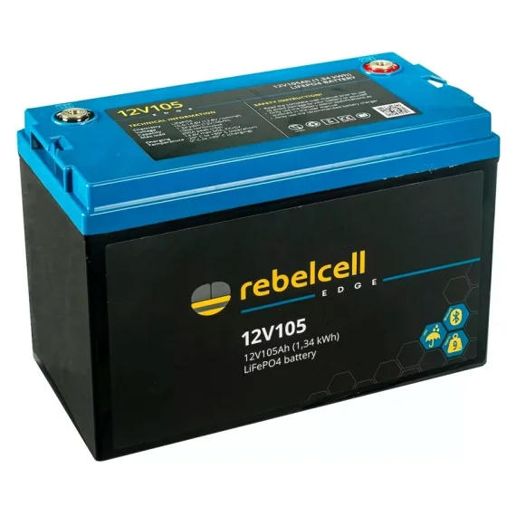 Begränsat erbjudande Rebelcell 12V105 Edge LiFePO4 (1,34 kWh