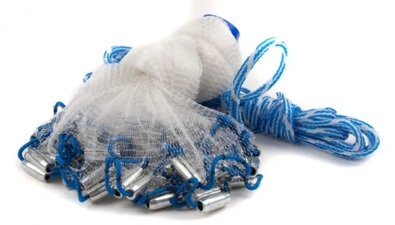 Fynd Wiggler Kastnät miljövänlig 6mm Nylon järnsänken