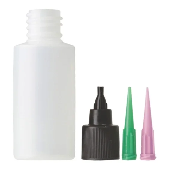 Loon Applicator Bottle, Cap & Needles Billigare