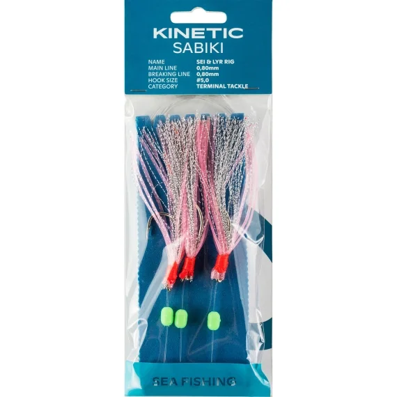 Kinetic Sabiki Sei & Lyr #5/0 Pink Kundfavorit