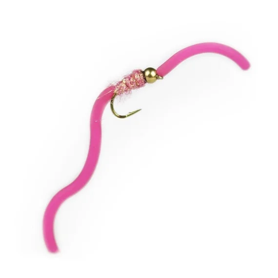 Squirmy Worm Hot Pink BH # 12 Outlet