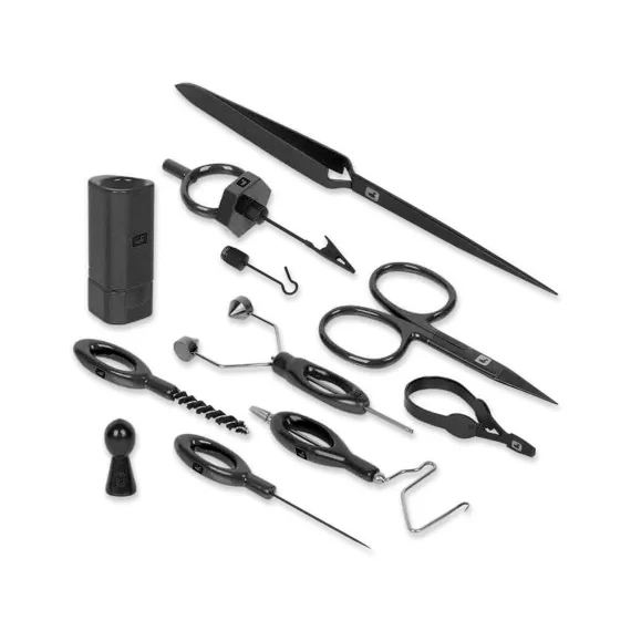 Loon Complete Fly Tying Tool Kit - Black Nyhet