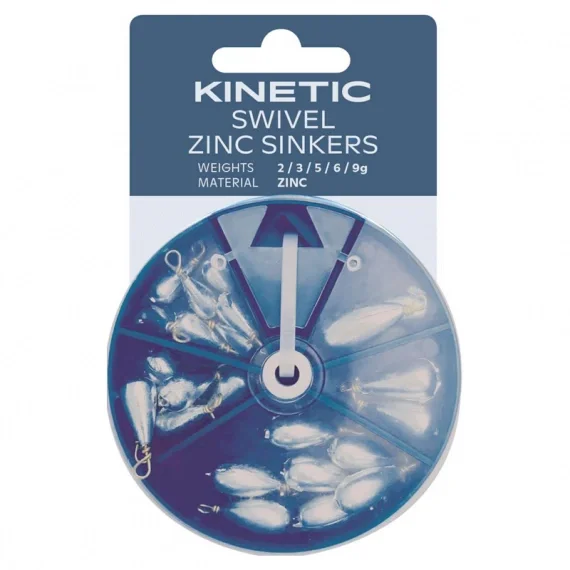 Kinetic Swivel Zinc Sinkers Assortment risnedsättning