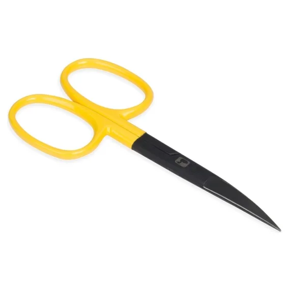 Loon Ergo Curved Hair Scissors - Yellow Kampanjpris