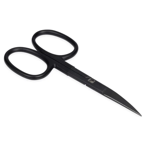 Loon Ergo Curved Hair Scissors - Black Kundfavorit