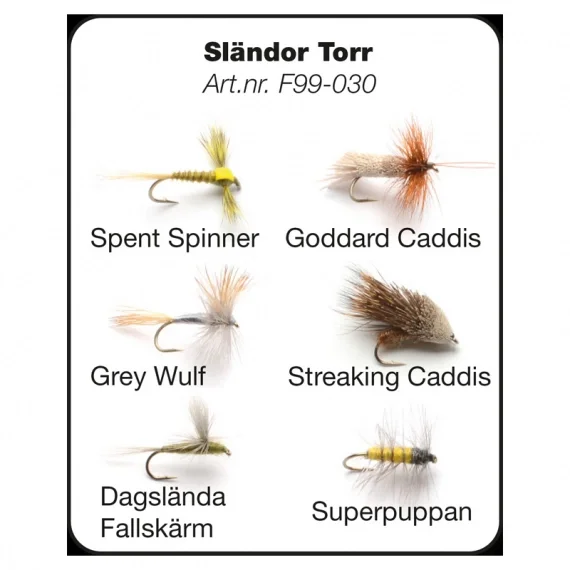 Snabb leverans Flugor - Sländor Torr