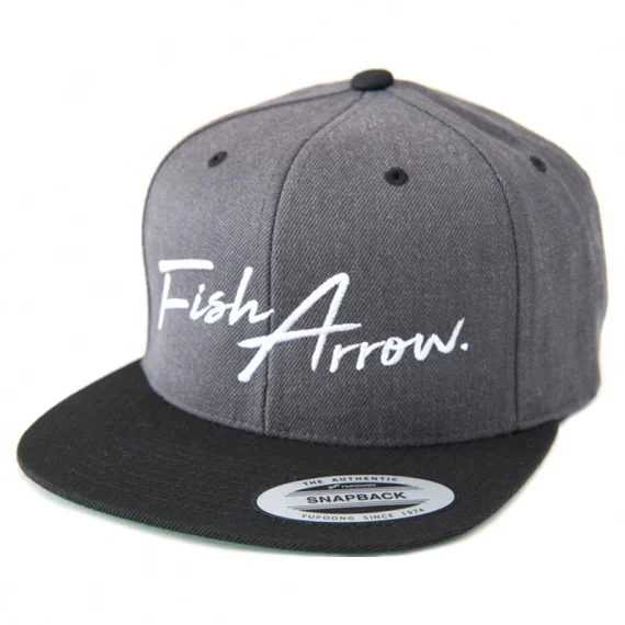 Expressleverans Fish Arrow Flat Cap Dark Hether Grey