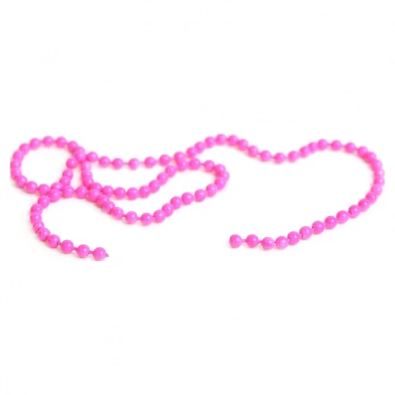 Sänkt pris Bead Chain Large 4,8mm - Fluo Pink