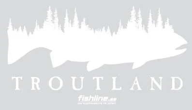 Nedsatt pris Fishline Troutland sticker