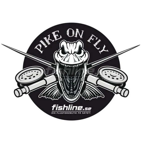Outlet Fishline Pike on Fly sticker