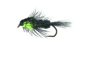 Reapris Montana Nymph Black/Fluo Green Daiichi 1710 #10