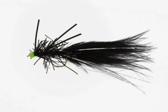 Kampanj Green Helmet Fly Black