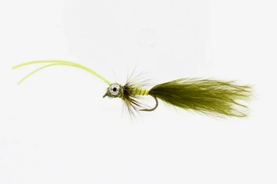 Expressleverans Small Dredger Rubberlegs Olive/Chartreuse