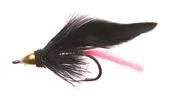 Snabb frakt Muddler Minnow cone Black Daiichi 2421 #10