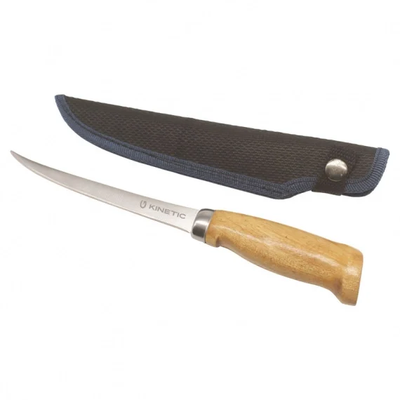 Kinetic Nordic Fillet Knife 6'' Wood Rabatter