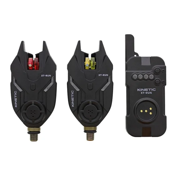 Sänkt pris Kinetic Xt-Run Bite Alarm Set 2+1 Red & Yellow