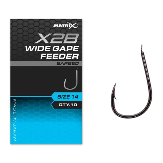 Matrix X2B Wide Gape Feeder Barbed Lägg i varukorgen