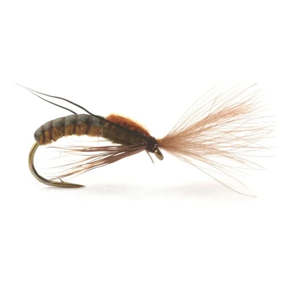 Super Emerging Caddis Brown Olive Rabatt