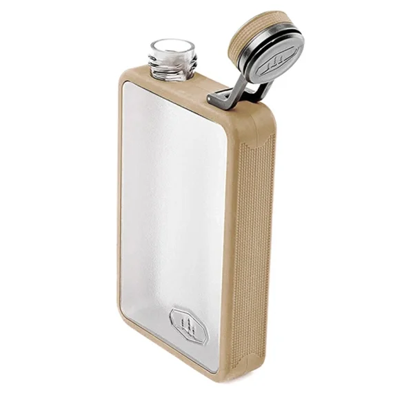 GSI Outdoors Boulder Flask 6 Oz Sand Fri frakt