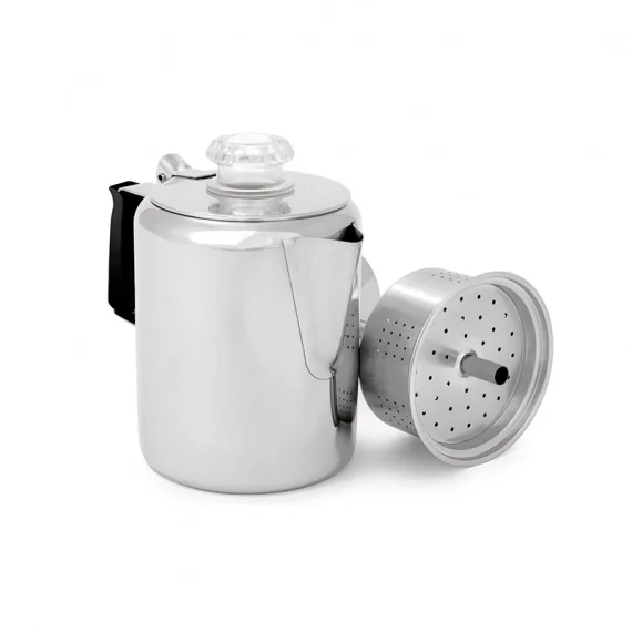 Billig GSI Outdoors Glacier Stainless 6 Cup Percolator
