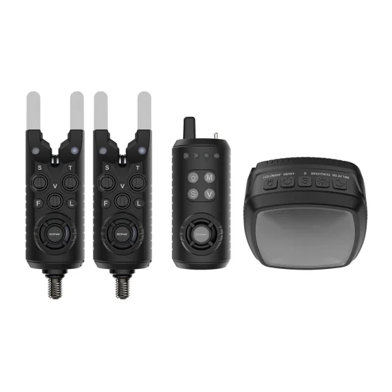 Sonik Gizmo2 Alarm Set 2+1 + Bivvy Lamp Nyhet