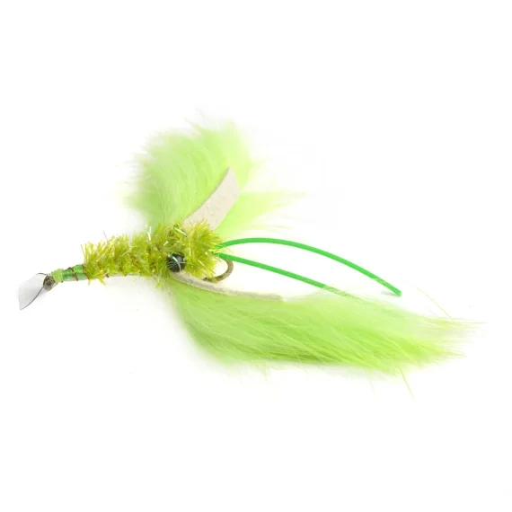 Begränsat erbjudande Crayfish Zonker chartreuse size #6