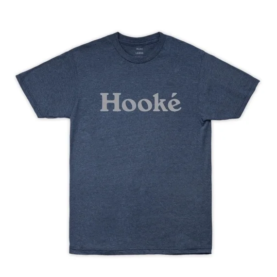 Köp online Hooke Original Tee Indigo Black Heather - S