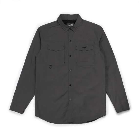 Populär Hooke Fisherman Shirt Grey S