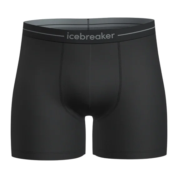 Snabb leverans Icebreaker Mens Anatomica Boxers Black