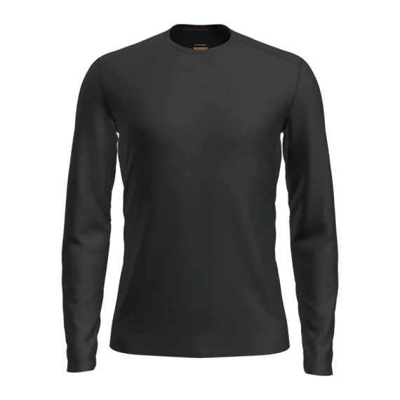 Snabb frakt Icebreaker Mens 200 Oasis LS Crewe Black