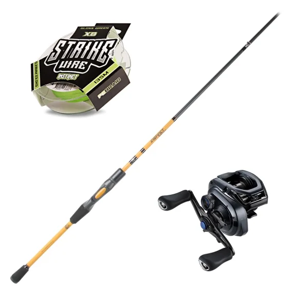 Fri frakt BFT Instinct Reloaded 7,4'' MH, Perch Versatile 7-25g SLX Combo