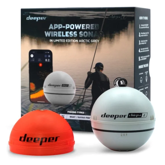 Beställ idag Deeper Smart Sonar CHIRP+ 2.0 Limited Edition Arctic Grey