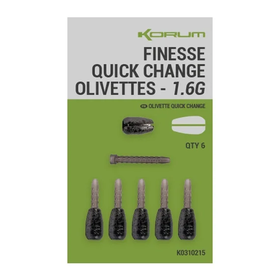 Korum Finesse Quick-Change Olivettes Endast denna vecka