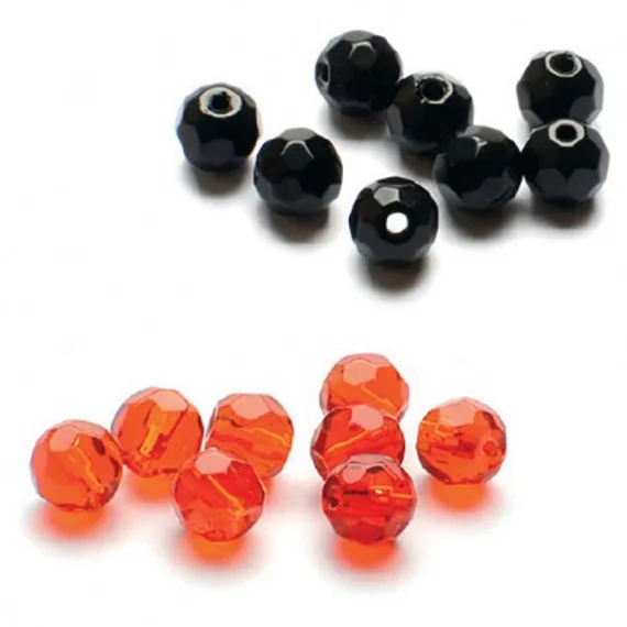 Darts Glass Beads Faceted (9-pack) - 6mm Populärt val