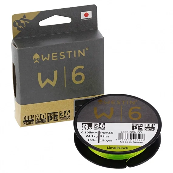 Westin W6 8 Braid Lime Punch Reapris