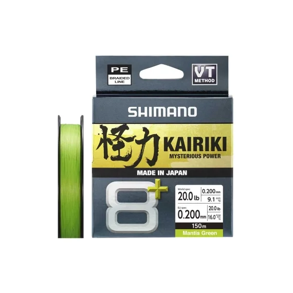 Shimano Kairiki 8+ 150m Green Utförsäljning
