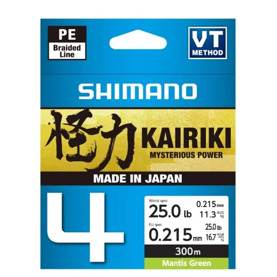 Shimano Kairiki 4 300m Mantis Green Kampanj
