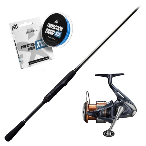 Köp nu Megabass Levante F3-611LVS 2-14g & Shimano Nasci Combo