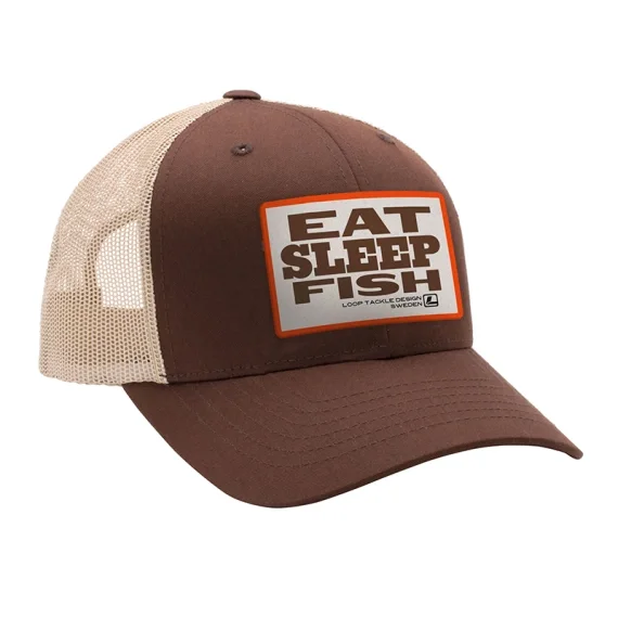 Loop Eat Sleep Fish Cap - Brown/Khaki Beställ nu