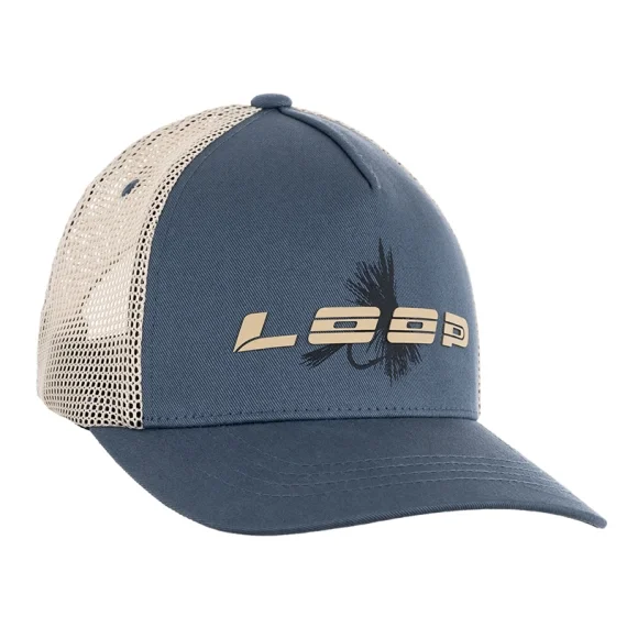 Loop Fly Trucker Cap - Blue Gray Sänkt pris